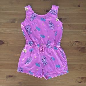 LOL SURPRISE Cotton One Piece Pink Jumper Sleeveless Romper Girls Size Small 6X